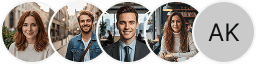 Multiple investor profile avatars on Garuda Kapitalika trading review block